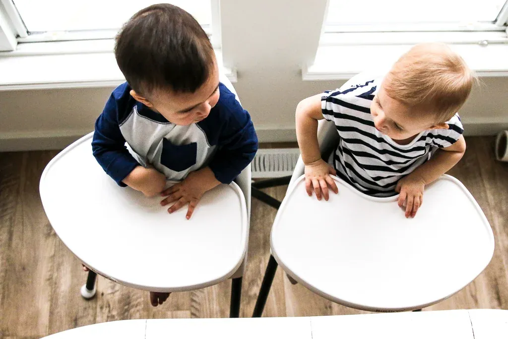Snack time with Baby Bjorn